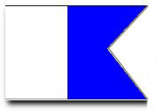 A  I have a diver down, keep well clear at slow speed